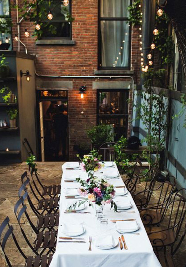 Garden celebrations at exclusive Maison May Brownstone