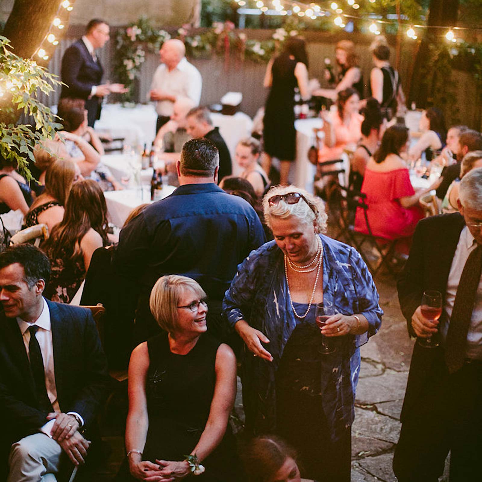 Guests during Cocktail at an Intimate Brooklyn Wedding Venue.